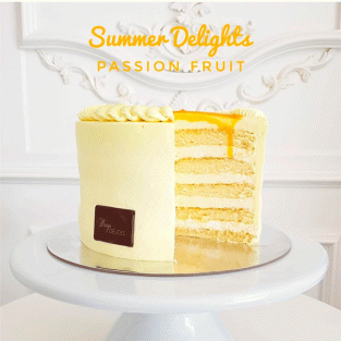 Summer Cake: Passion Fruit