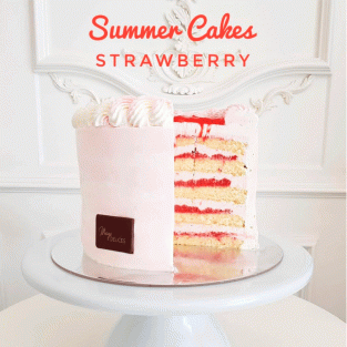 Summer Cake: Strawberry