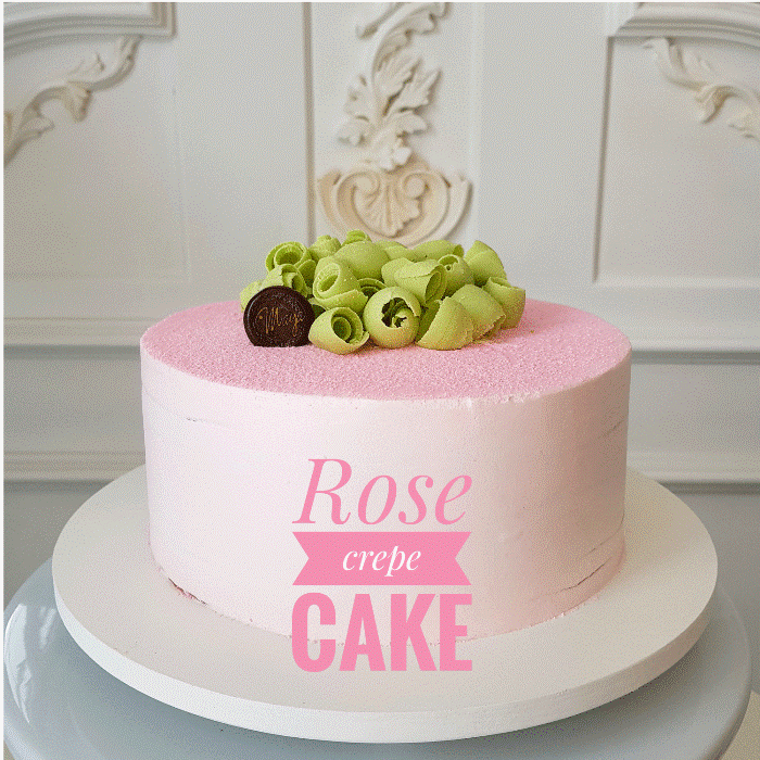 Crepe Cake: Rose