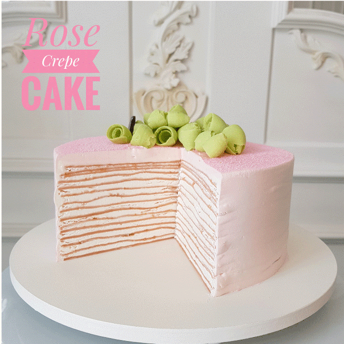 Crepe Cake: Rose