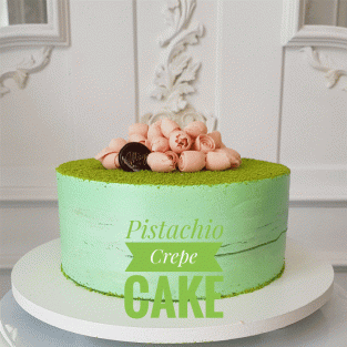 Crepe Cake: Pistachio