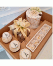 Customized Half Flowers Cake Box