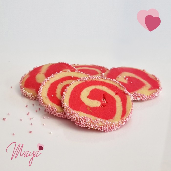 Swirly Love Biscuits